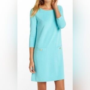 Lilly Pulitzer Charlene dress sz M shortly blue